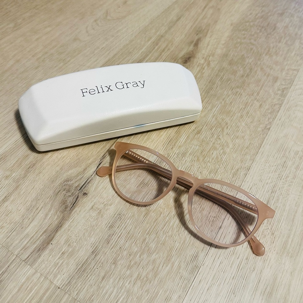 Felix Gray Blue Light Blocking Glasses - Roebling in Rose Mallow